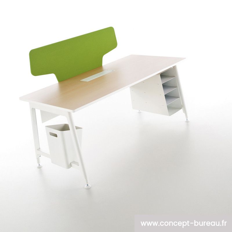New Color - Bureau open space design pour 2 personnes - Modulable et personnalisable_4
