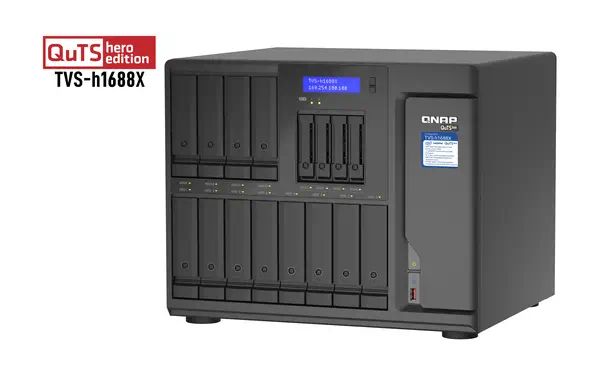 QNAP TVS-h1688X NAS Tower Intel® Xeon® W-1250 32 Go DDR4 0 To QuTS hero Noir_4
