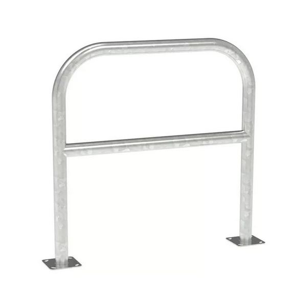 Arceau de parking Ø60 mm sur platines - 3 longueurs disponibles - acier renforcé - Hauteur 1000 mm_4