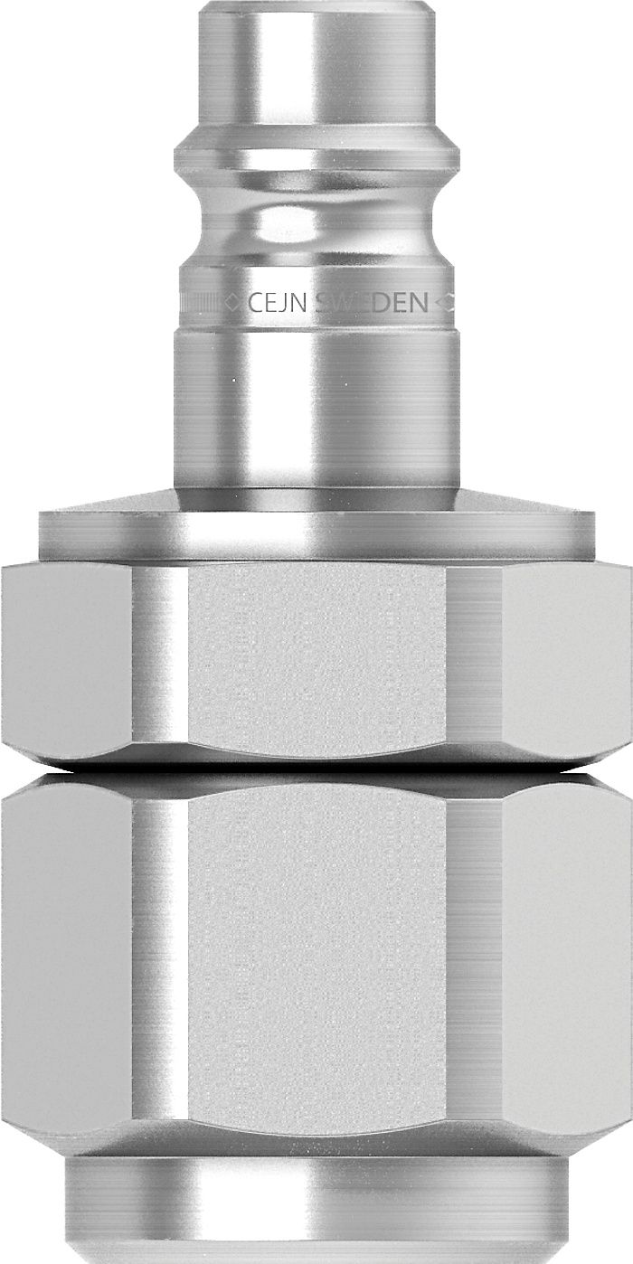 Séries 320 eSafe - DN 7,6 - Coupleur CEJN en acier zingué et laiton - Eurostandard, Soft-Line_4