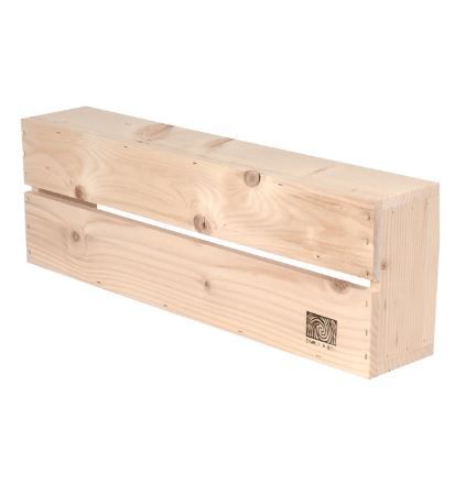 H1 - Caisse en bois - Simply à Box - L18 x H10 x P54 cm - Bois brut ou 6 coloris de lasure à l'eau_4
