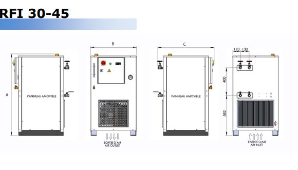 Refroidisseur d'eau à basse température - RFC - RFI - pour l'industrie, les process et les machines, plage de -20°C à 10°C_4