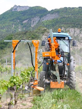 Srb 22-350 - épampreuse mécanique Provitis - hauteur d'épamprage 363mm, cadre enjambeur avec deux têtes d'épamprage_4
