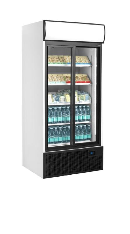 Refroidisseur de présentation - Vitrine réfrigérée FSC à 2 ou 3 portes - Extérieur blanc ou noir avec cadre aluminium_4