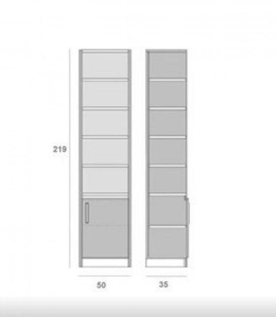 Composition lit escamotable DYNAMO SOFA - accoudoirs chêne - tissu rouge - couchage 90x200 cm - L205 cm_4