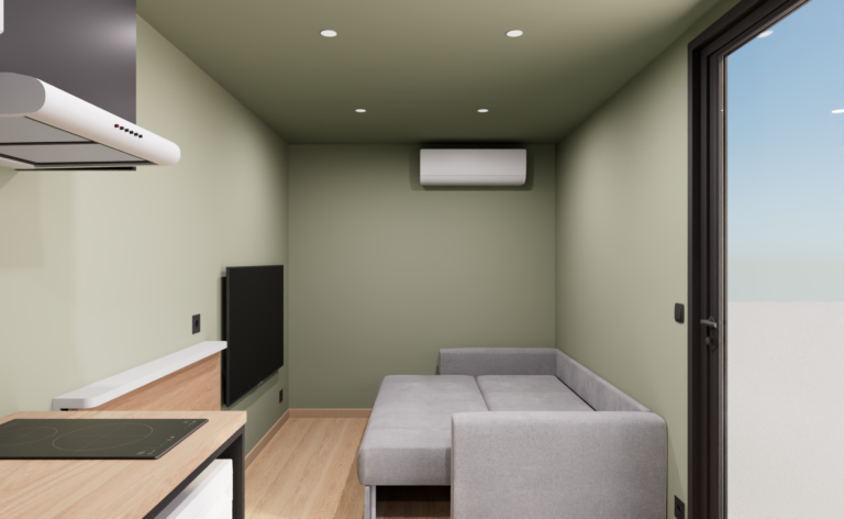 Logement compact, économique et durable pour les besoins de logements temporaires ou étudiants : Cargo Student? 20_4