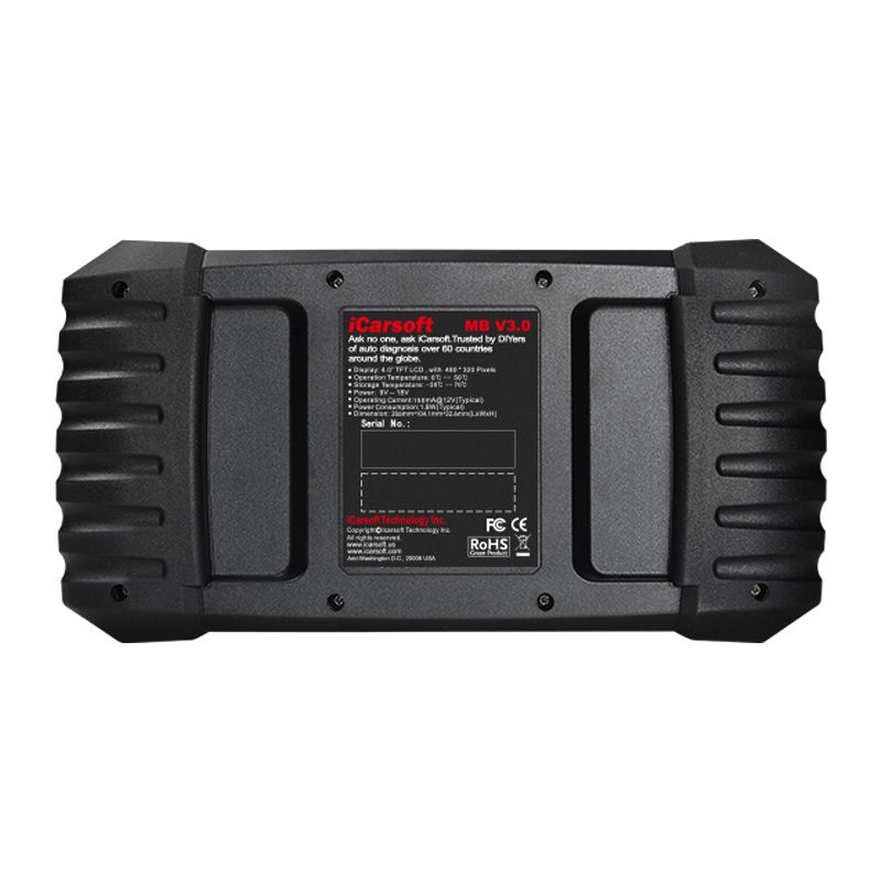 Valise diagnostic automobile iCarsoft MB V3.0 - Écran 4 pouces - Diagnostic complet pour Mercedes, Smart et Sprinter_4