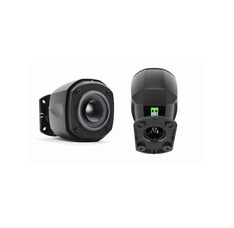 Enceinte murale satellite JS-EST10 100V Rondson - ABS, grille métal, IP64, 10W, blanc ou noir_4