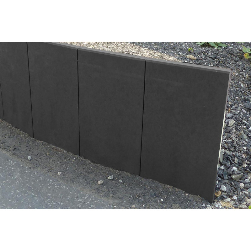 Retenue de terre robuste en plastique recyclé