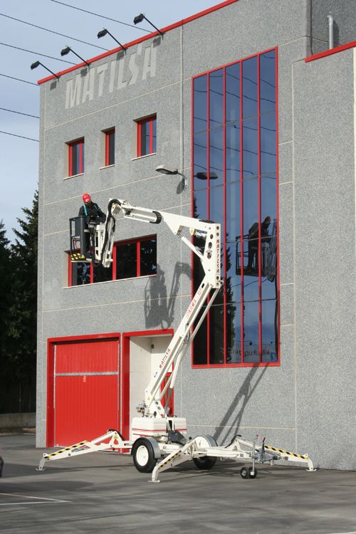 Nacelle tractable parma15t - matilsa - hauteur de travail 15 m_4