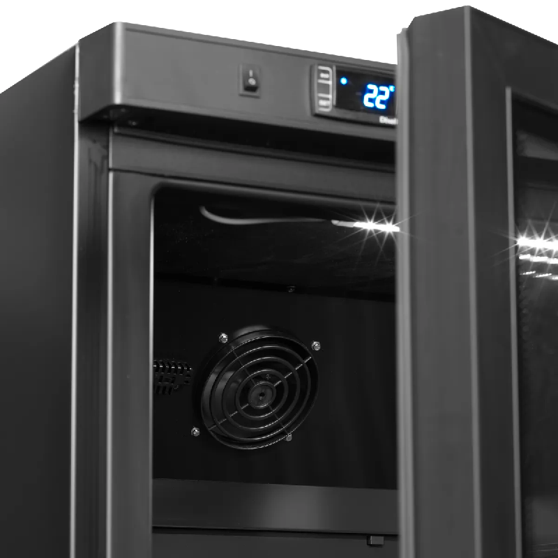 Vitrine réfrigérée noire UR600BG TEFCOLD_4