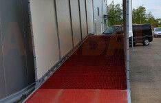 AUSBAU-STB - Rampe de chargement fixe avec plate-forme horizontale - AV-EXIM - structure métallique inclinée_4