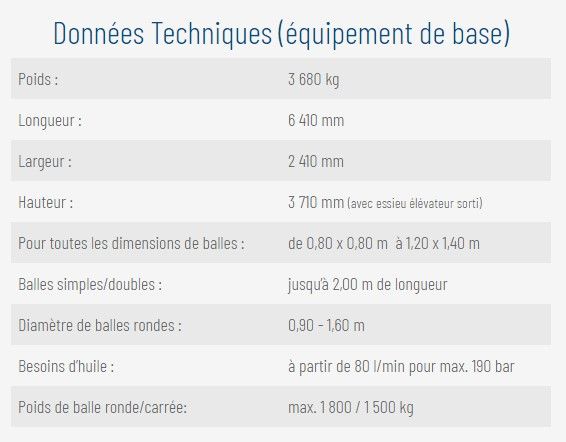 G4020 Q Profi - Enrubanneuse agricole Goewell Maschinenbau GmbH - Balles rondes Ø 0,90-1,60 m et balles carrées_4