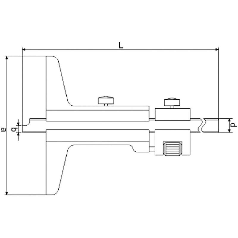 Jauge de profondeur mécanique en inox - haute qualité - lecture au 0,02 mm - 300 mm_4