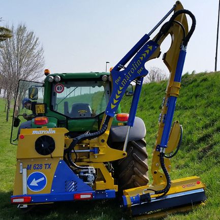 M628TX et M748TX - Broyeur forestier professionnel Marolin - Tête de coupe 125 cm - Série FLEX_4