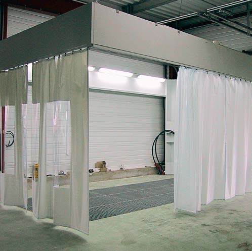 Cabine prémontée SINTHYKIT pour espaces protégés - Meulage, soudage, peinture et plus_4