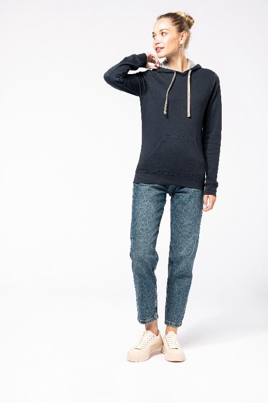 Sweat-shirt à capuche bicolore femme - Réf : K465 - Kariban - 280 g/m²_4