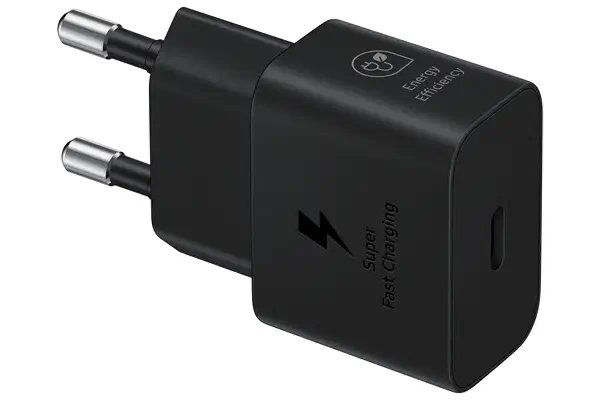 SAMSUNG fast charger USB-C 25W with data cable black_4