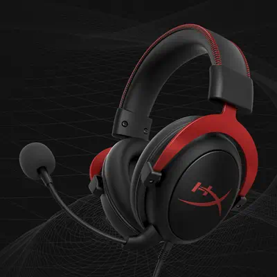 Casque HyperX Cloud II - Jeux (noir rouge)_4