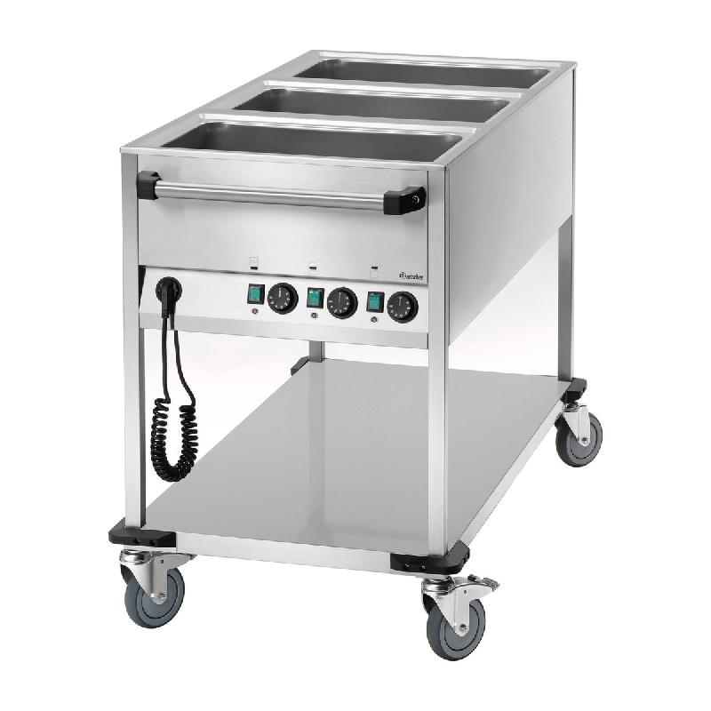 Chariot bain-marie WB3110 - 3 x GN  1/1 - Avec robinet de vidange | Bartscher_4