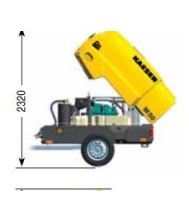Compresseur MOBILAIR M50 - Débit 5,0 m³/min - Moteur Kubota 4 cylindres - Poids < 750 kg_4
