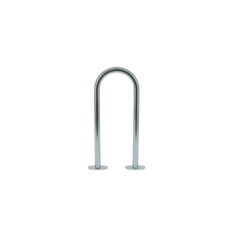 Épingle à vélo galvanisé avec platine - H 690 × Ø 40 mm - 300_4