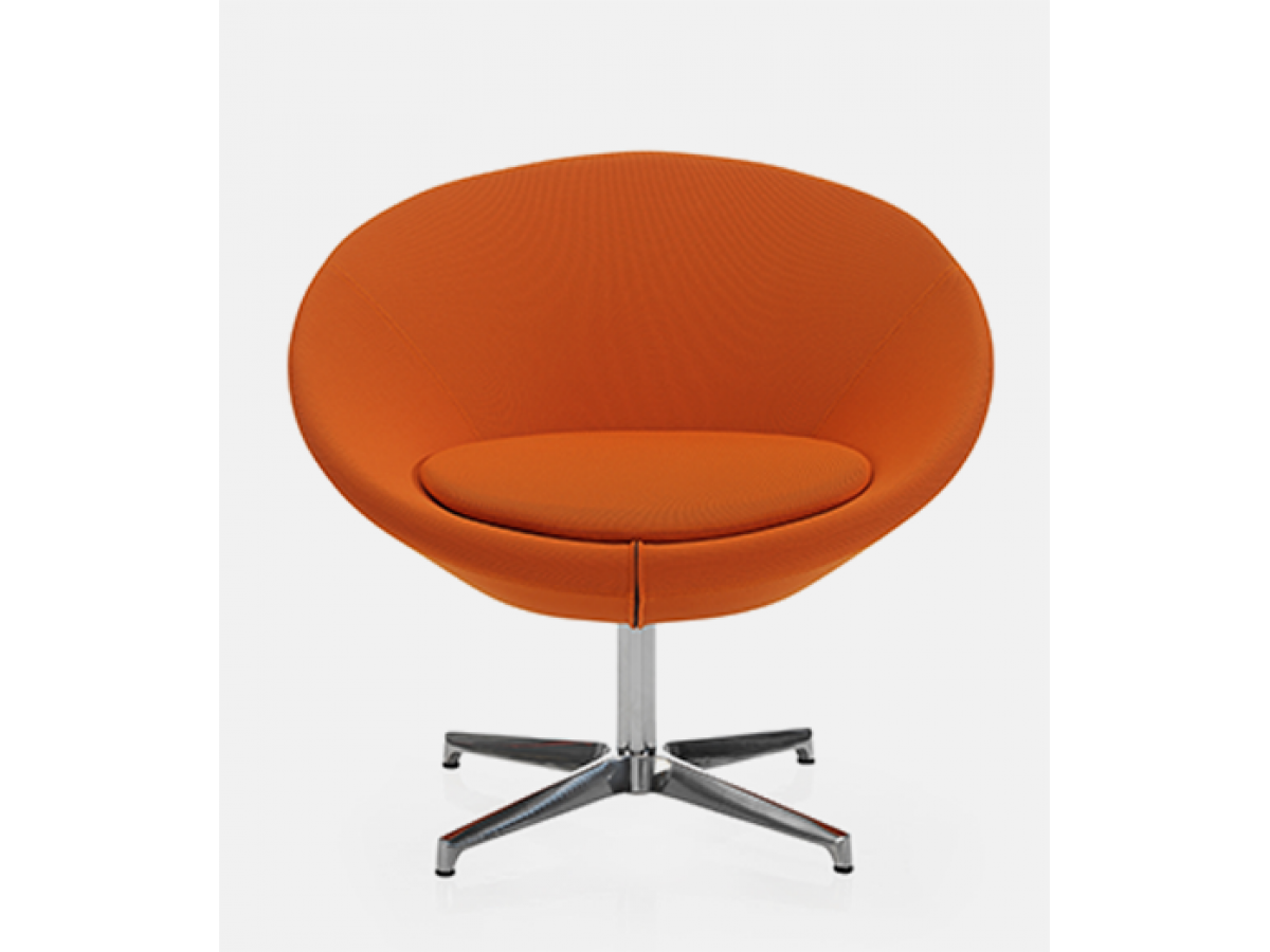 Fauteuil d'accueil vintage CIRCLE - Design épuré des années 60 - Différentes configurations disponibles_4