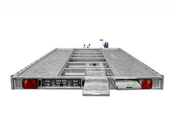 Remorque porte voiture-plateau - 4,50 X 2,04 M - 2700 KG - MARTZ GTKIPPBAR 450_4