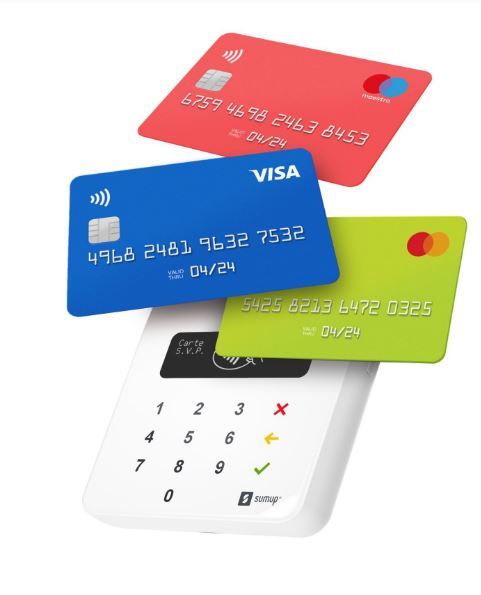 Air - terminal de paiement - SumUp - mobile et autonome - Bluetooth 4.0 - écran OLED intégré_4