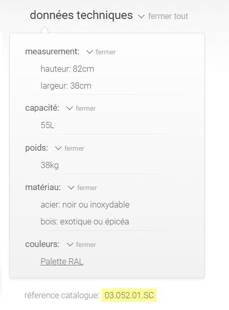 Altus 03.052.01.Sc - Cendrier corbeille élégant en acier inoxydable et bois - Zano_4
