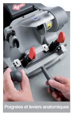 Fastbit II machine à tailler des clés à panneton - Poids 15,4 kg - Silca SAS_4