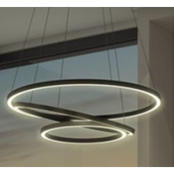Plafonnier circulaire LED 140W - Design épuré - OLONDA C 2400 - 12 605 lm, diamètre 2400 mm_4