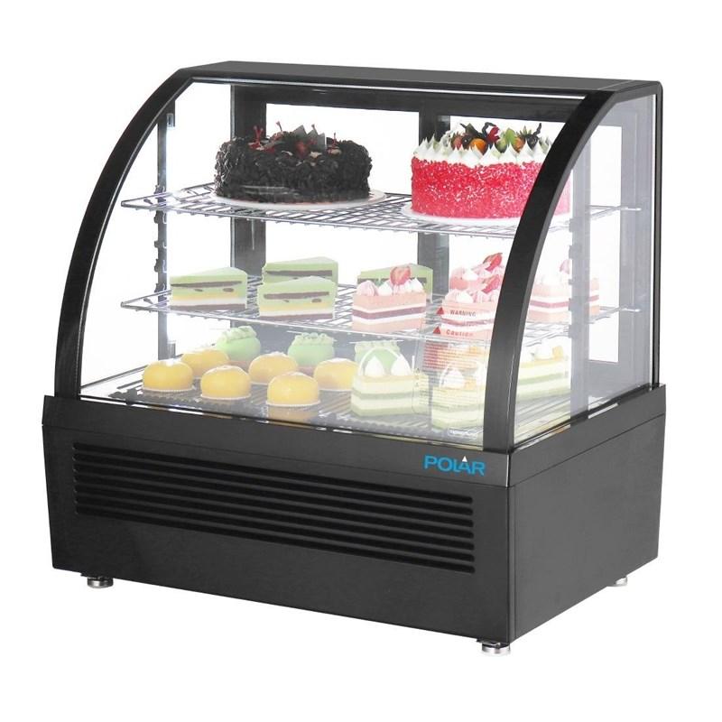 Vitrine réfrigérée de comptoir - 100L - Série C - Noire  - CU636 | Polar_4