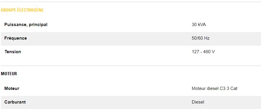 Xqp30 groupes électrogènes industriel diesel mobile - caterpillar - puissance principale 30 kva_4