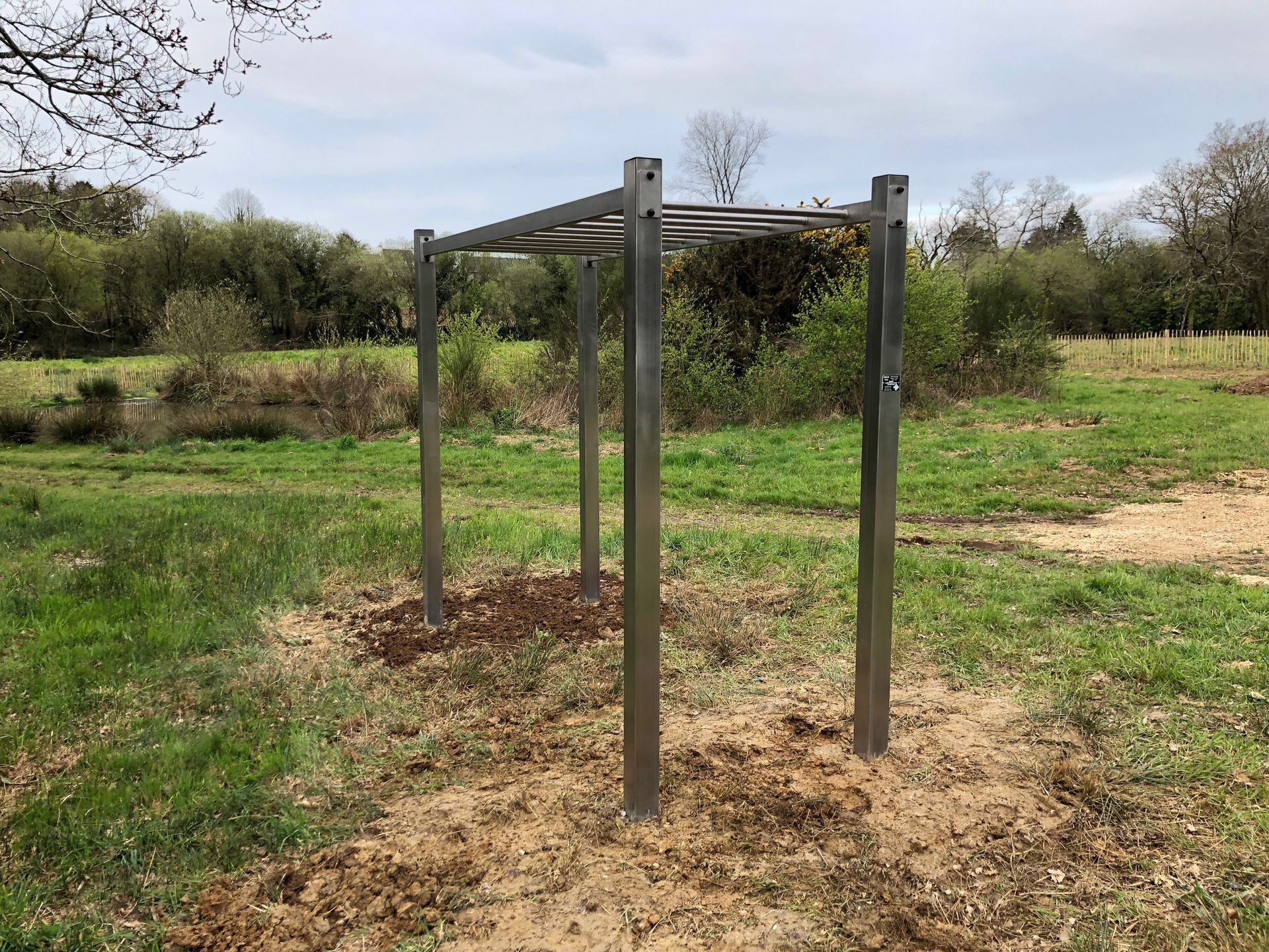 Station échelle horizontale en acier inoxydable - Référence SEH10 - 2m20 de hauteur standard_4