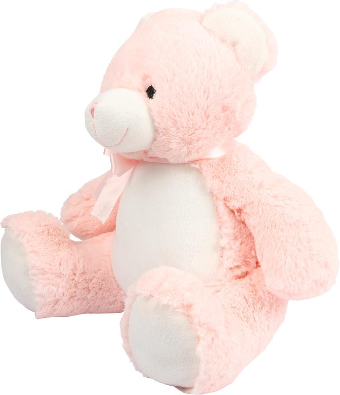 Peluche zippée Ourson - Réf: MM556 - 40 cm - 100% polyester - Conforme norme EN71_4