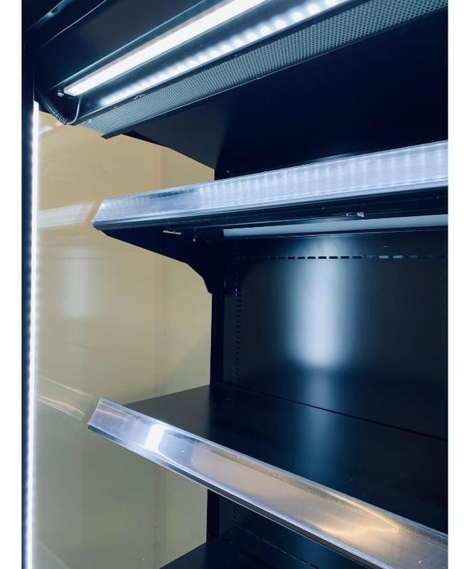 Vitrine réfrigérée verticale SLIM portes coulissantes EUROVITRINE - dimensions 1m, 1m30, 2m et 2m50_4