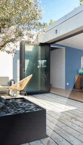 Porte repliable, ou porte accordéon sur mesure en aluminium - GRI Fabricant_4