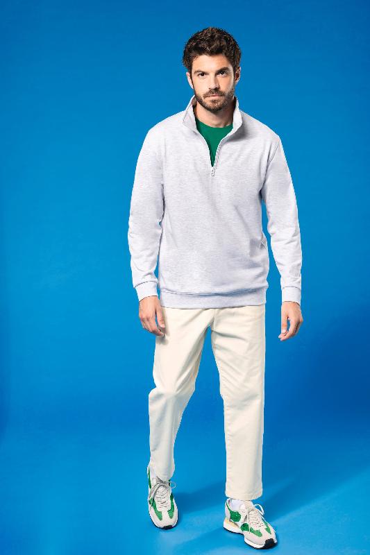 Sweat-shirt col zippé homme - Kariban - Réf: K478 - Disponible en plusieurs tailles et couleurs_4
