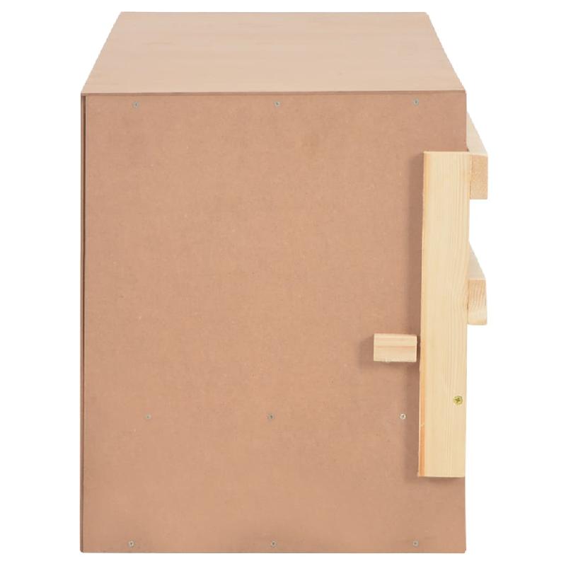 Vidaxl pondoir 5 compartiments 117x33x38 cm bois de pin massif 170660_4