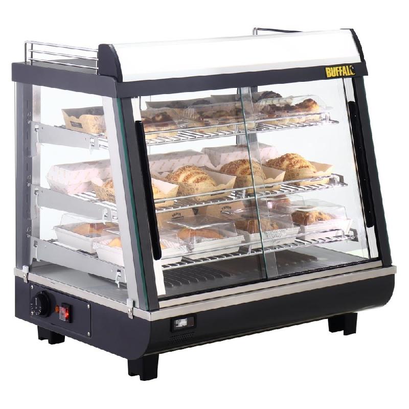 Vitrine chauffante portes avant et arriere 96L - Buffalo - HW927_4