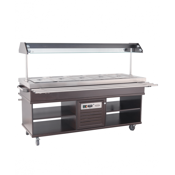 Buffet réfrigerée gn 5/1 l1900mm 7078.0015 COMBISTEEL_4