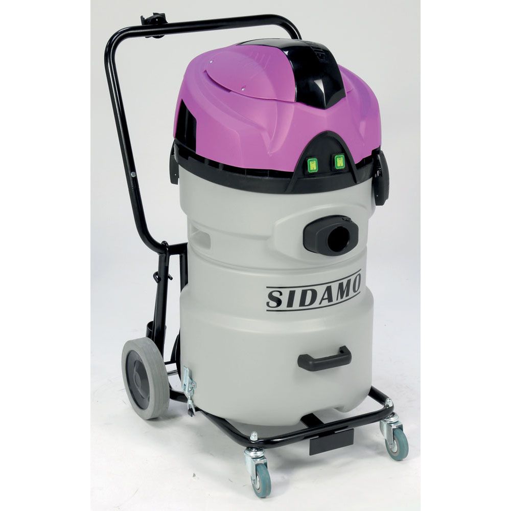 Jet 60 P - Aspirateur eau et poussières Sidamo - Cuve 50L - Bi-turbine - Décolmatage manuel - Classe M_4