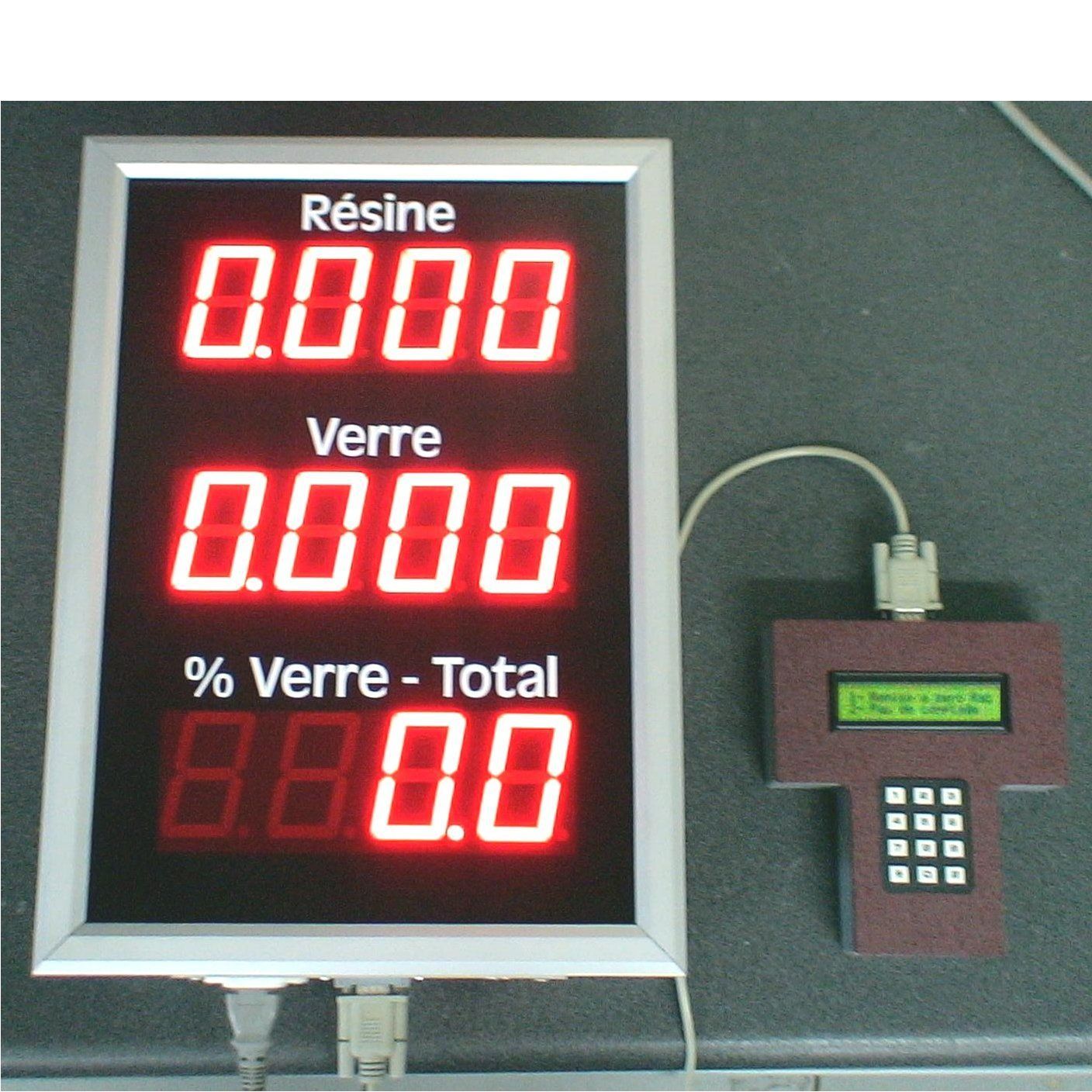 Affichage de cadence spécifique - Hauteur chiffres 6 ou 10 cm - Indicateur lumineux - Cadence max 1000 pièces/h_4