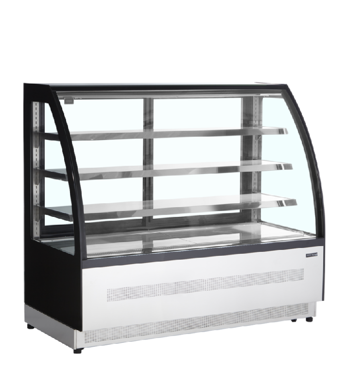 Comptoir réfrigéré LPD-C - vitre incurvée double vitrage, éclairage LED, système de froid ventilé_4