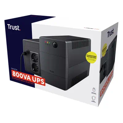 Trust Paxxon alimentation d'énergie non interruptible 0,8 kVA 480 W 2 sortie(s) CA_4
