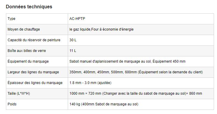 Ac-hptp - Machine de marquage routier - Ace - Poids 140 kg - Machine thermoplastique piétonnière_4