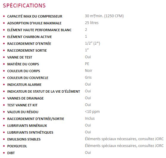 Système de séparation huile/eau compact Sepremium 30