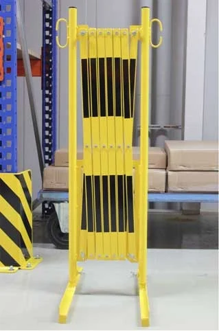 Barrière extensible jaune et noir 3,60 m ou 4,00 m_4