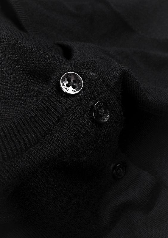 Cardigan luxueux en mélange de laine mérinos - Phoenix Femmes - Noir - Nimbus_4